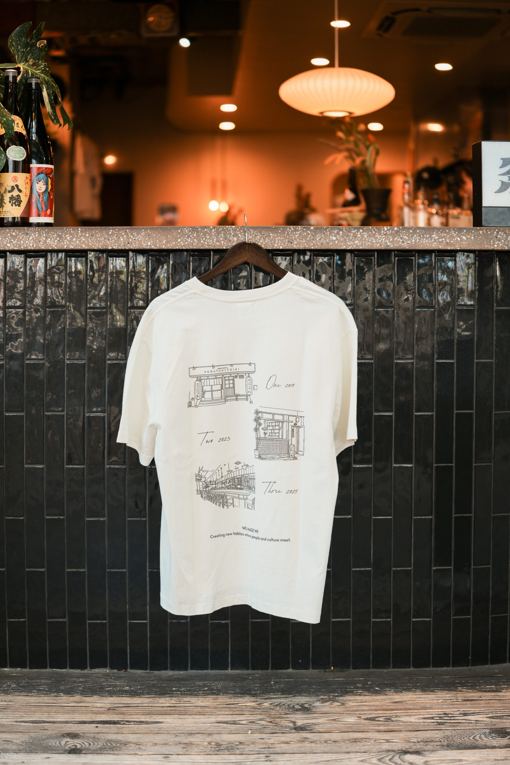 HITO-IKI 3店舗合同Tシャツ(WHITE) 商品写真